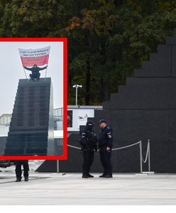 Wyszedł na pomnik smoleński. Akcja służb w Warszawie zakończona