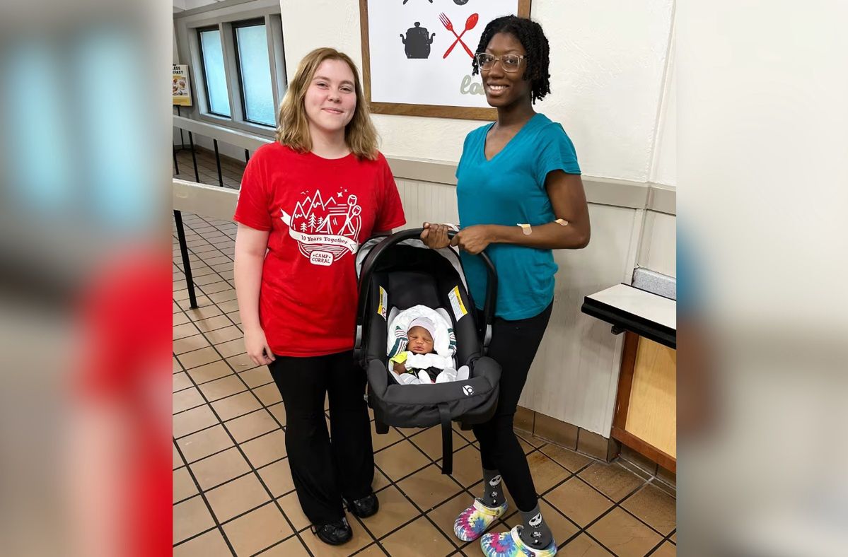 Unexpected labour at Golden Corral: Woman names baby after the restaurant she gave birth at