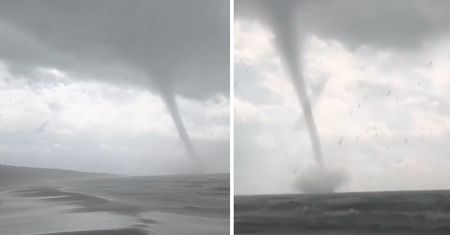 Spektakularne zjawisko w Mrzeżynie. Jest nagranie