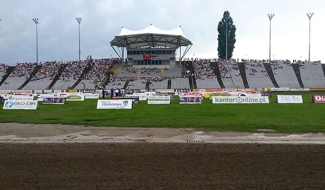 Stan toru w Częstochowie (godz. 17:35).