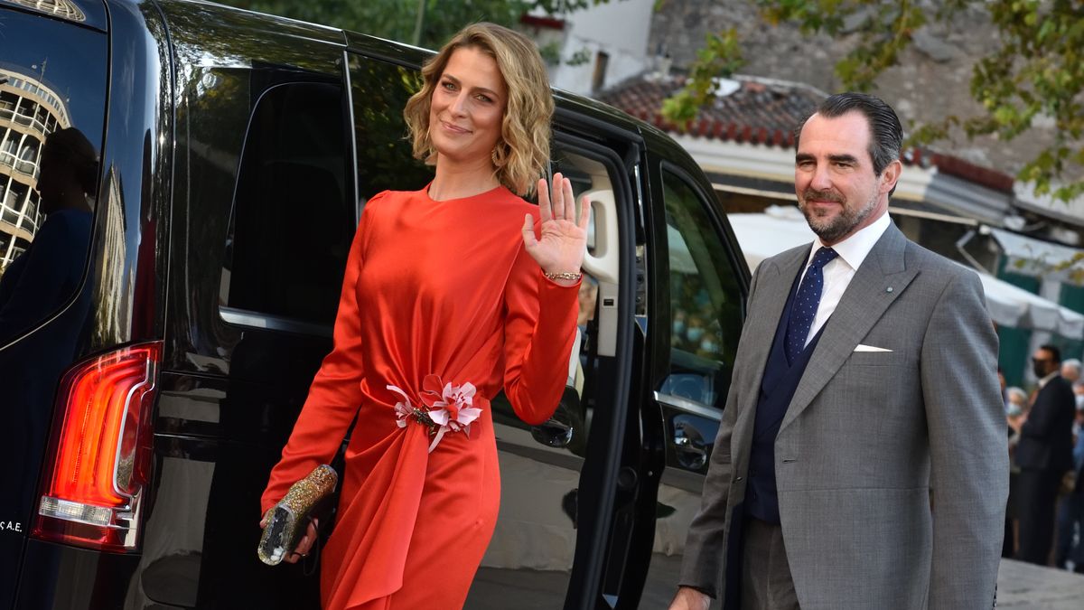 Royal Wedding Of Prince Philippos Of Greece With Nina Flohr In Athens
Princess Tatiana (L) and Prince Nikolaos (R) arrive at the Metropolitan Cathedral of Athens for the wedding of Prince Philippos with Nina Flohr. (Photo by Nicolas Koutsokostas/NurPhoto via Getty Images)
NurPhoto
nurphoto, general news