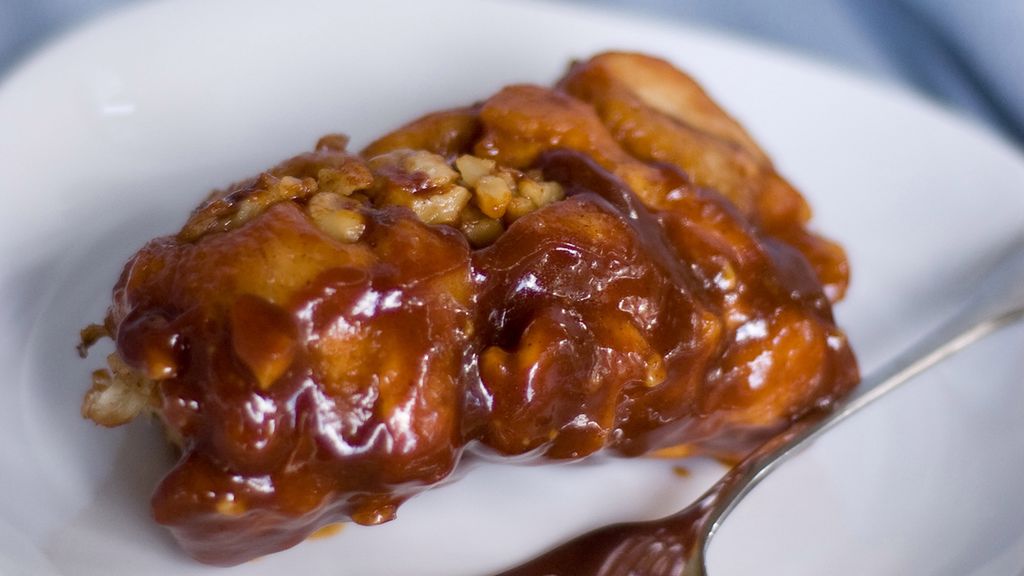 Ciasto kawowo-cynamonowe z polewą, w proszku