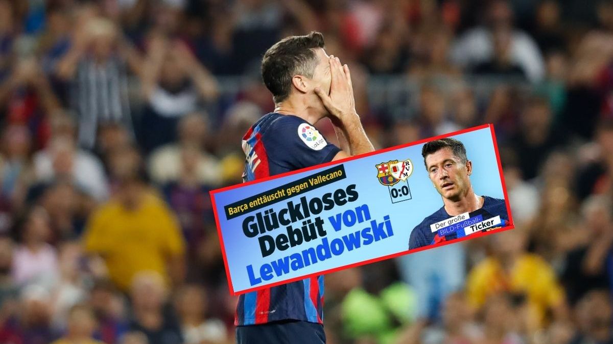 Niemieckie media zauważyły debiut Lewandowskiego w FC Barcelonie