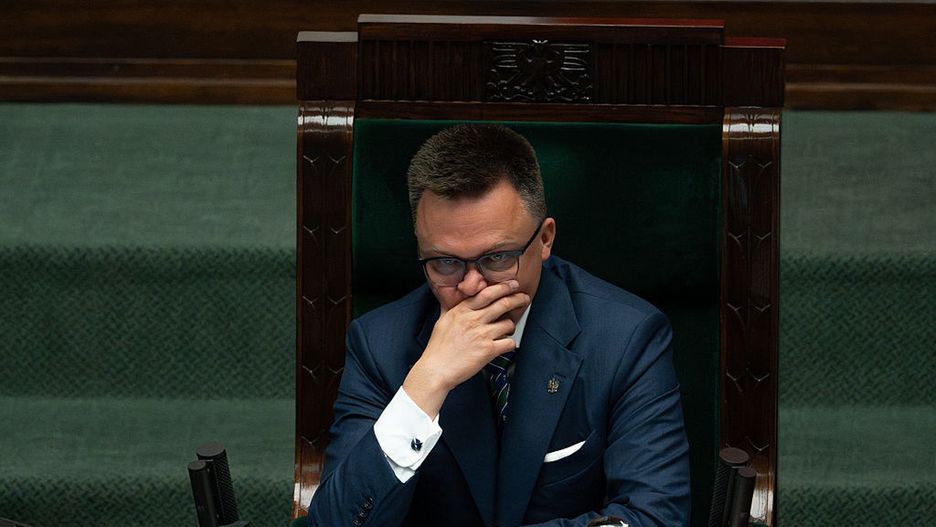 Szymon Holownia, Marshal of the Sejm of the, Republic of
WARSAW, POLAND - 2025/06/11: Szymon Holownia, Marshal of the Sejm of the, Republic of Poland seen during day of parliamentary session. During the 36th session of the Polish Sejm, Prime Minister Donald Tusk outlines his government's program in a policy address, followed by a parliamentary debate ahead of the vote of confidence in his administration. (Photo by Marek Antoni Iwanczuk/SOPA Images/LightRocket via Getty Images)
SOPA Images
polish sejm, marshal of the sejm, session, 36th, politicians, szymon holownia, republic of poland