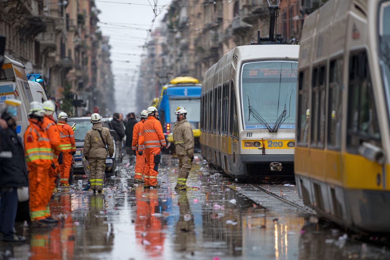 Tramwaj wbił się w budynek w Mediolanie – jedna osoba nie żyje, 39 rannych