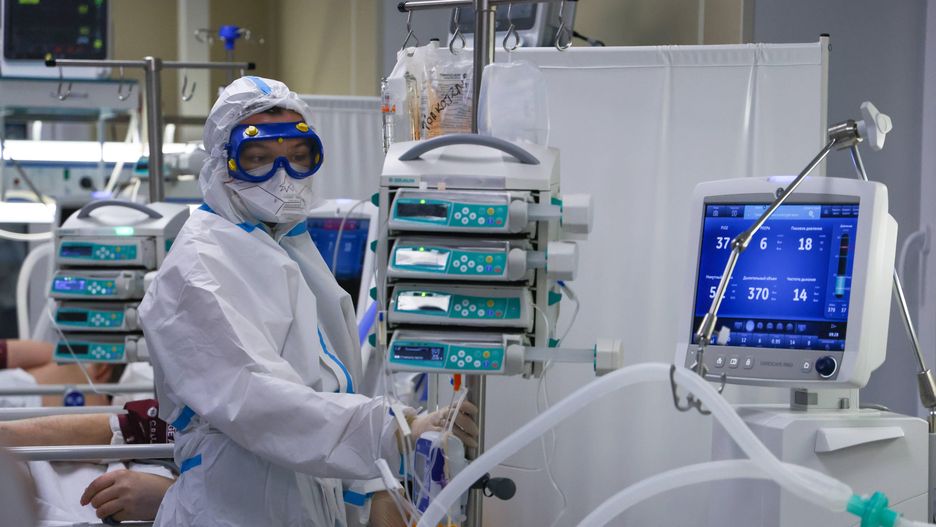 Red zone for COVID-19 patients at St Petersburg's St Luka Clinical HospitalPeter Kovalevhealthcare, medicine, pandemic, medical care, infection, novel coronavirus, disease, COVID-19, red zone, medical facility