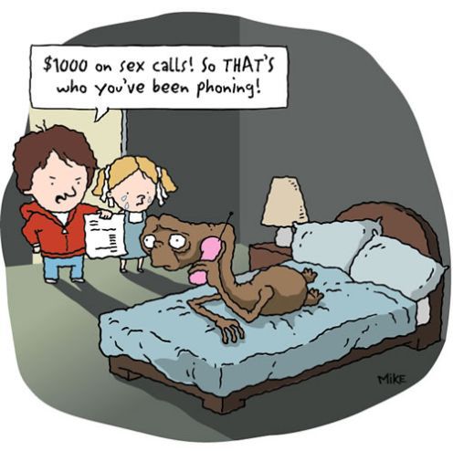 E.T. dzwoni na sex-telefon, czyli wzory na koszulki inspirowane filmami part 2 1