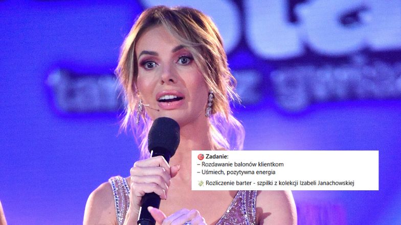 Izabela Janachowska szuka pracownika