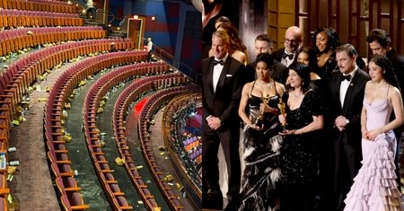 Po oscarowej gali w Dolby Theatre został tylko... BAŁAGAN. Zachowanie godne elit? (FOTO)
