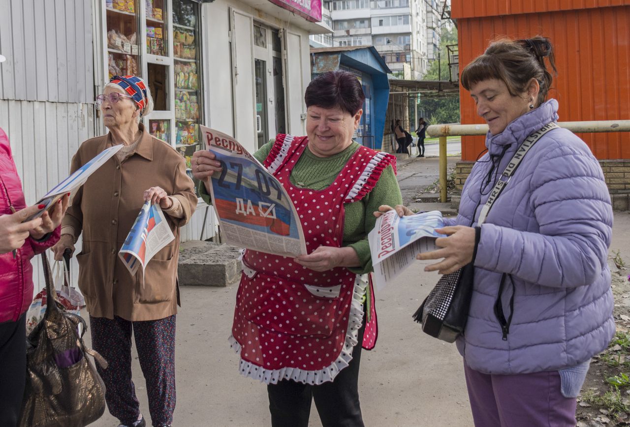 Ruszyły pseuoreferenda w Ukrainie. Rosyjska propaganda o "sukcesie"