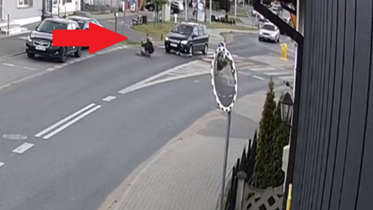 Potrącenie na pasach w Świeciu.