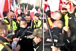 Nerwy na proteście w Warszawie. Rolnicy starli się z policjantami