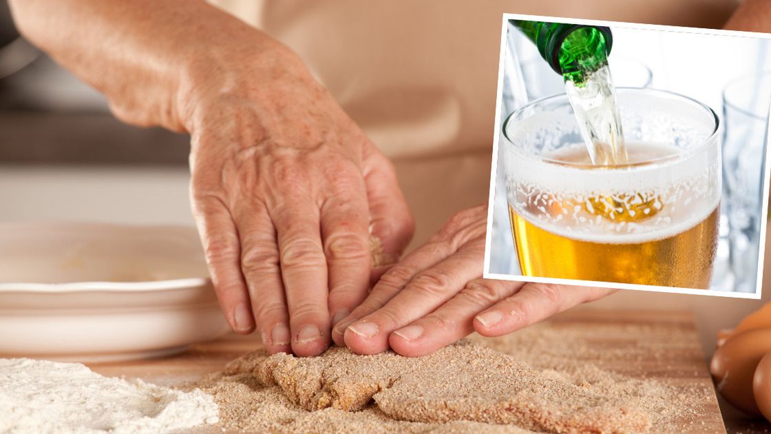 Kotlet schabowy w piwie