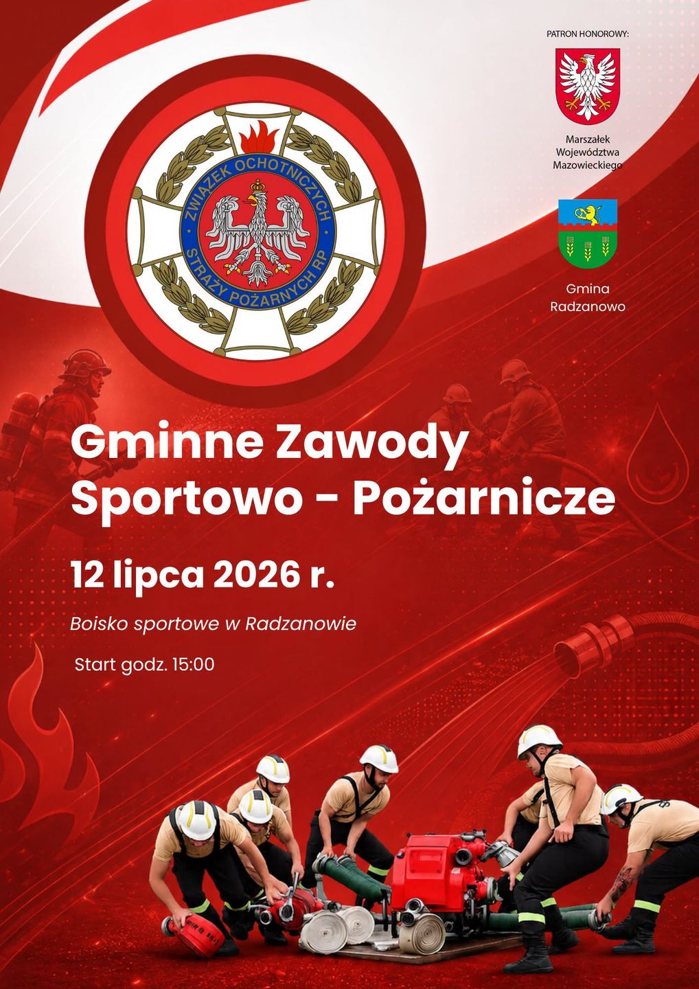 Gminne Zawody Sportowo - Pożarnicze w Radzanowie 