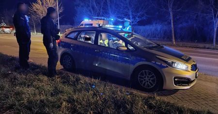 Jechał wężykiem, o mało nie doprowadził do wypadku, na koniec atakował policjantów (zdjęcia)