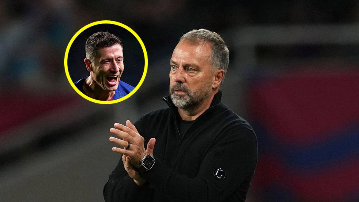 Getty Images / Alex Caparros / Bruno Penas / Hansi Flick / Robert Lewandowski