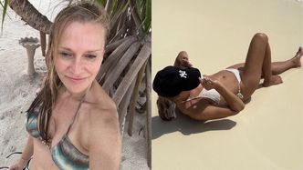 54-letnia mama Macieja Musiała pręży smukłe ciało na Malediwach. Czas się dla niej zatrzymał? (FOTO)