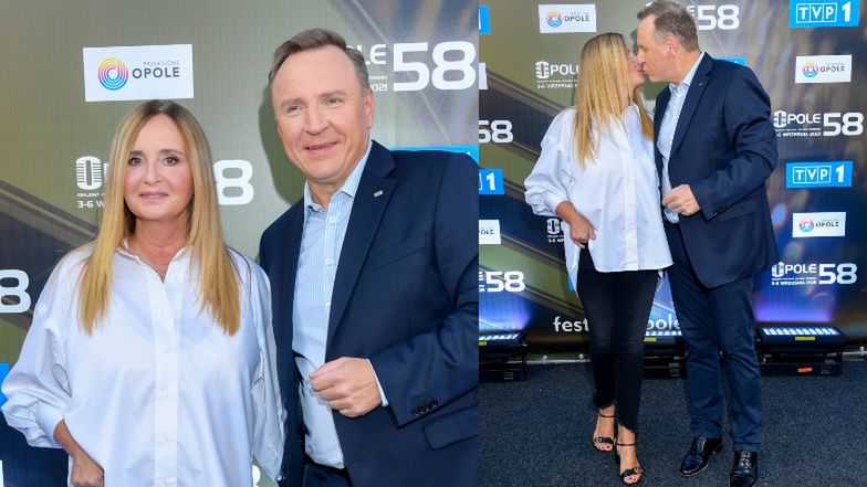 Joanna Kurska w butach Gucci za 3 TYSIĄCE okazuje czułości Jackowi Kurskiemu na ściance...