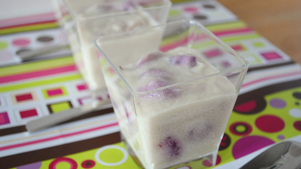 Wzbogacona kasza manna przygotowana z wodą