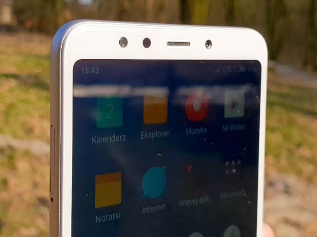 Xiaomi Redmi 5 przedni aparat