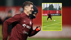 Nagrali, co Lewandowski zrobił na treningu