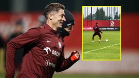 Nagrali, co Lewandowski zrobił na treningu