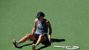 Iga Świątek upadła na kort. "Zamarłam"