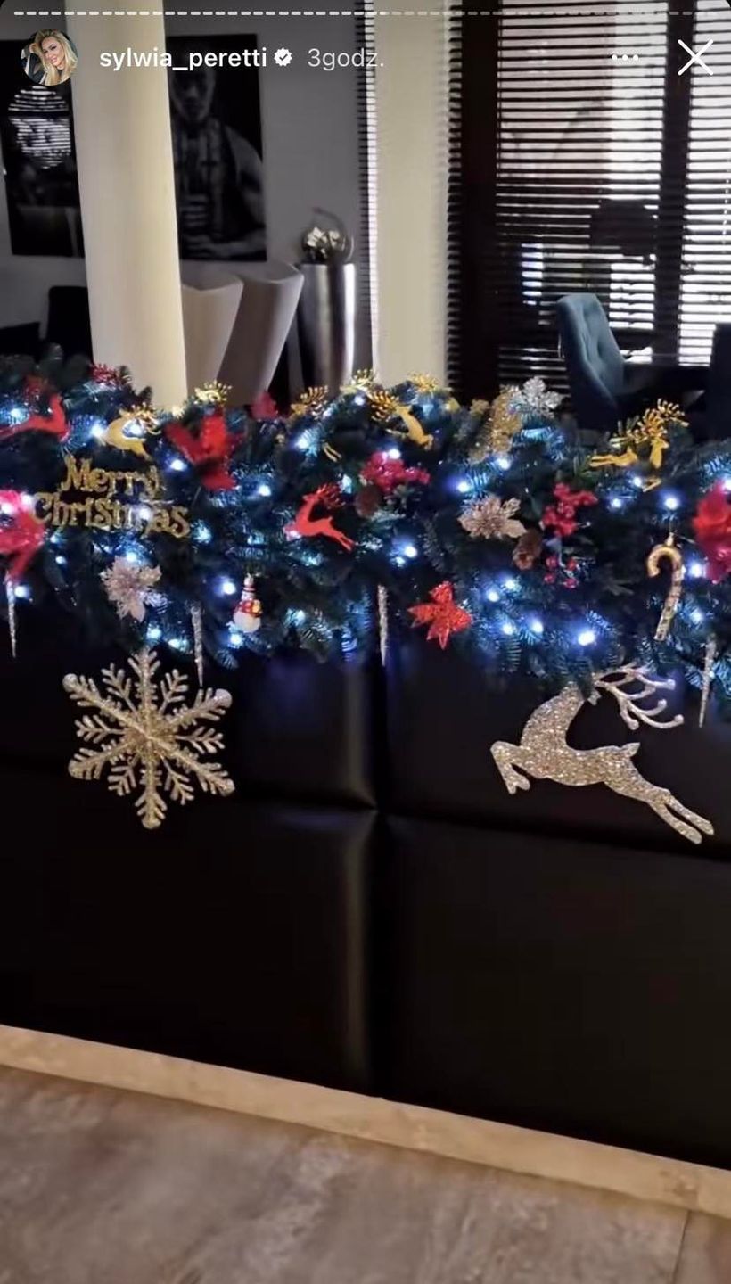 Sylwia Peretti ubrała dom na święta