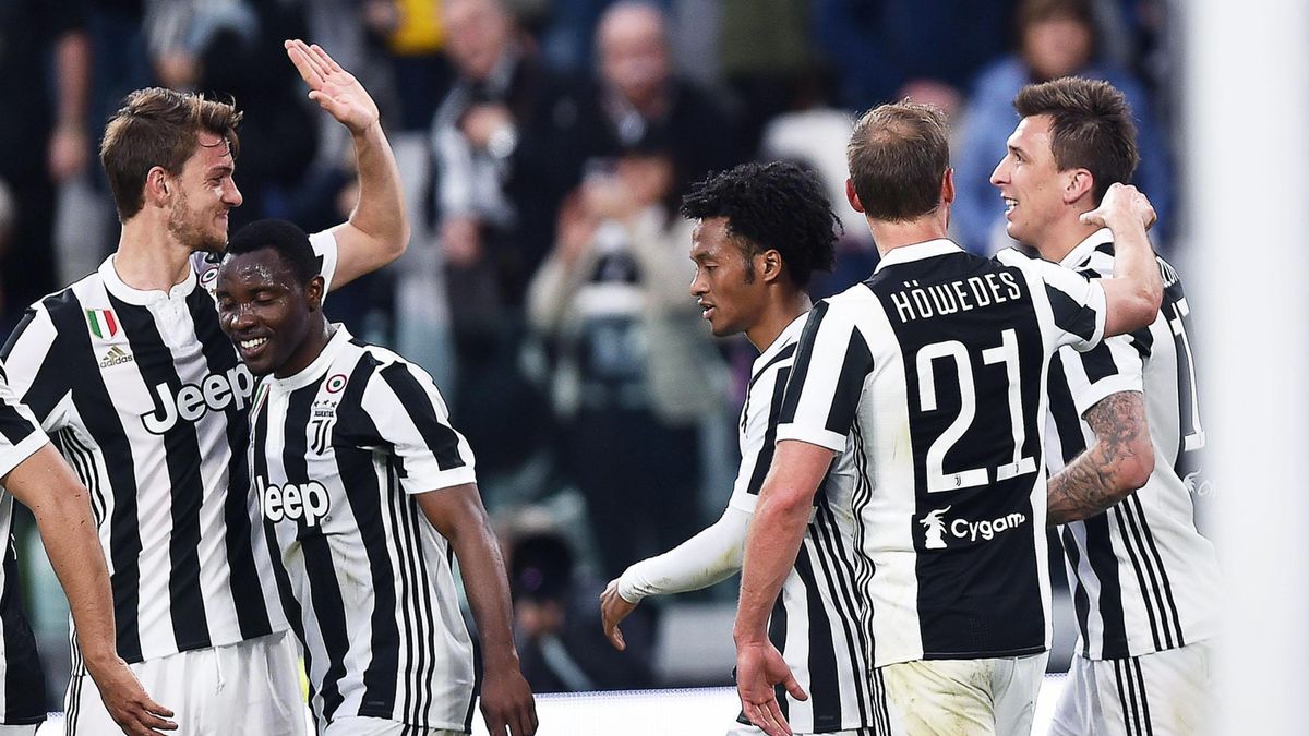Radość piłkarzy Juventusu Turyn