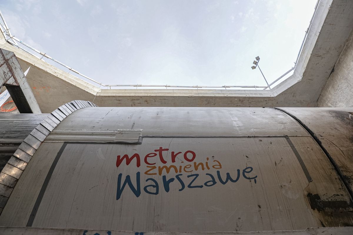 Warszawa. Postępują prace przy budowie metra na Bródnie [zdj. ilustracyjne]