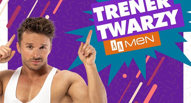 Daniel Qczaj reklamuje kosmetyki AA Men