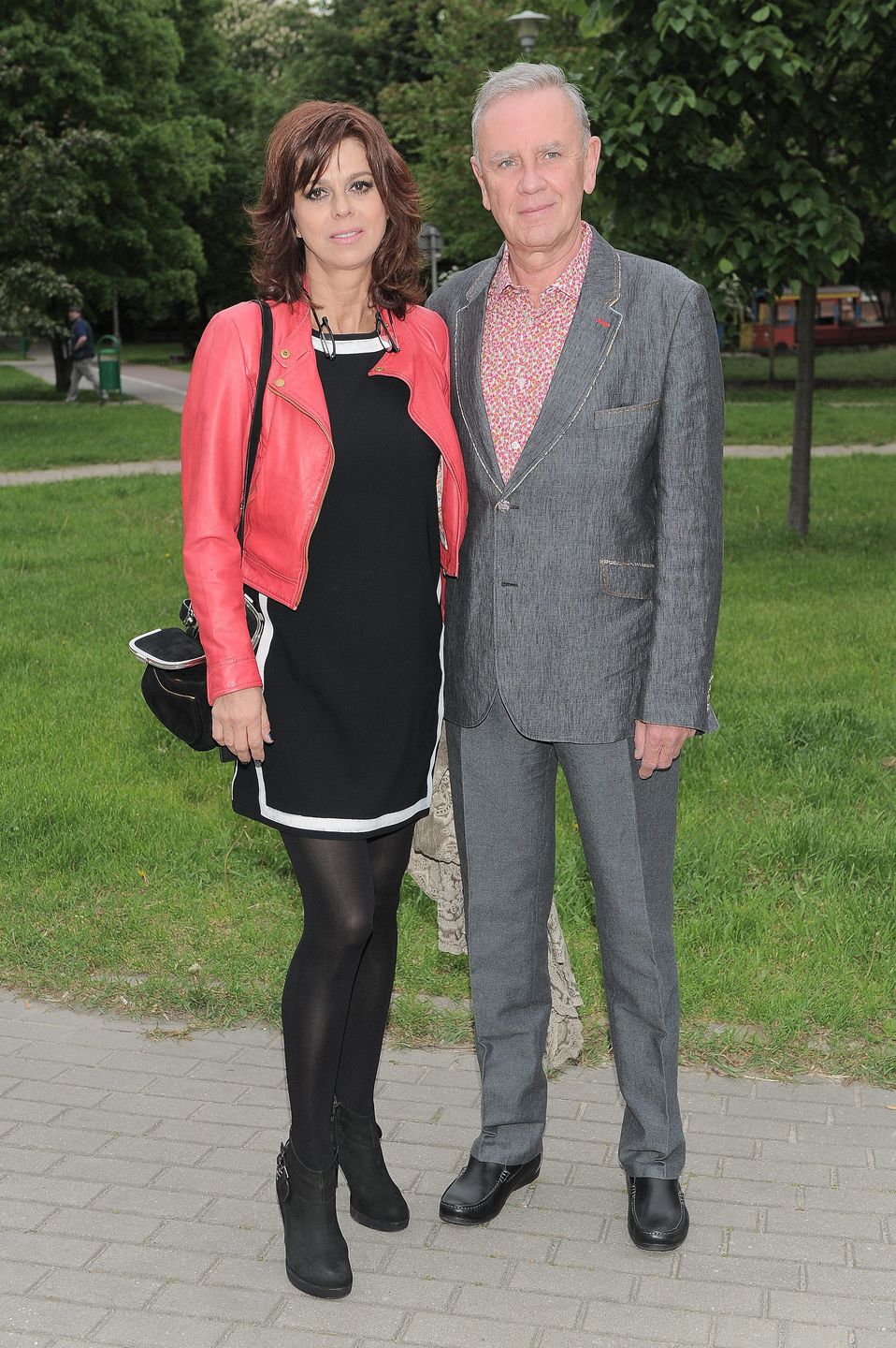Elżbieta Zającówna z mężem