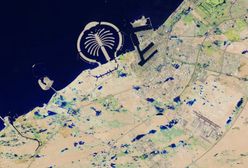 Dramat widziany z nieba. NASA pokazała wstrząsające zdjęcia powodzi w Dubaju