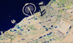 Koszmar widziany z kosmosu. NASA pokazała zdjęcia powodzi w Dubaju