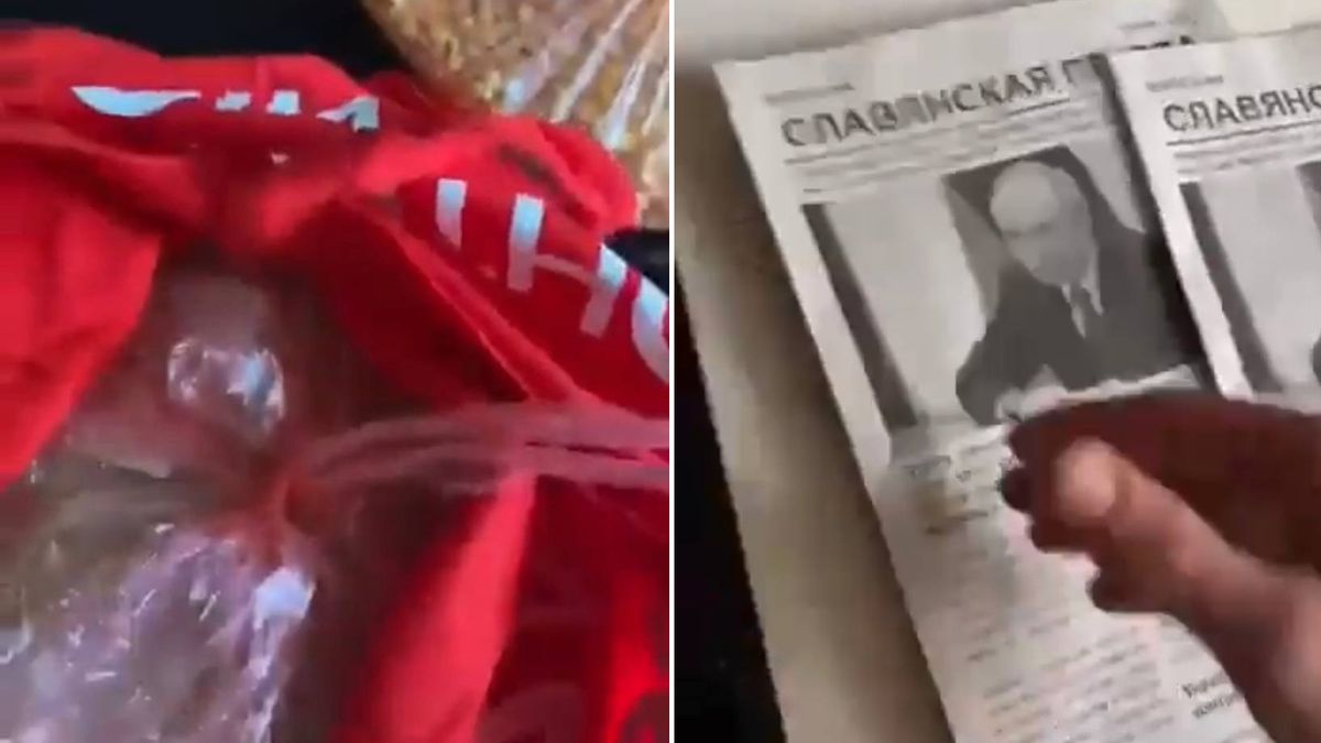 "Pomoc humanitarna" w Melitopolu