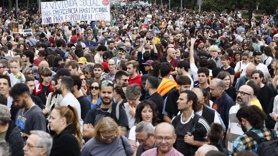 Takie tłumy pojawiły się na proteście w Madrycie 