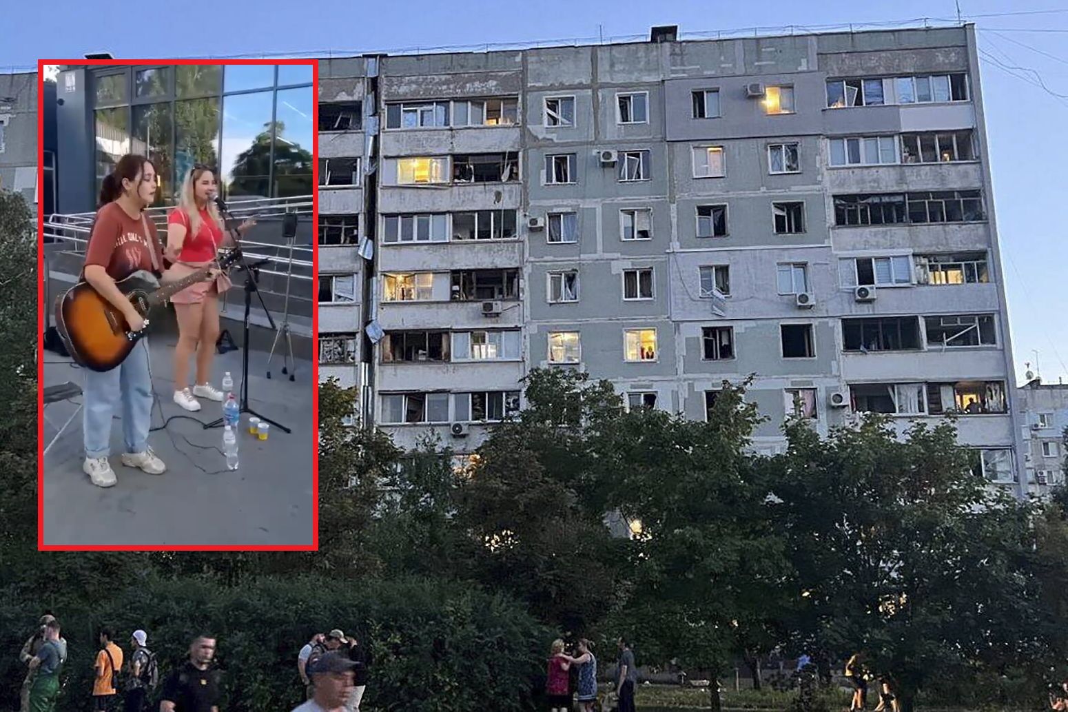 Chwilę przed wybuchem grały na ulicy. Ukraina poruszona śmiercią nastolatek