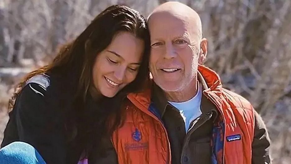 Bruce Willis z żoną Emmą 