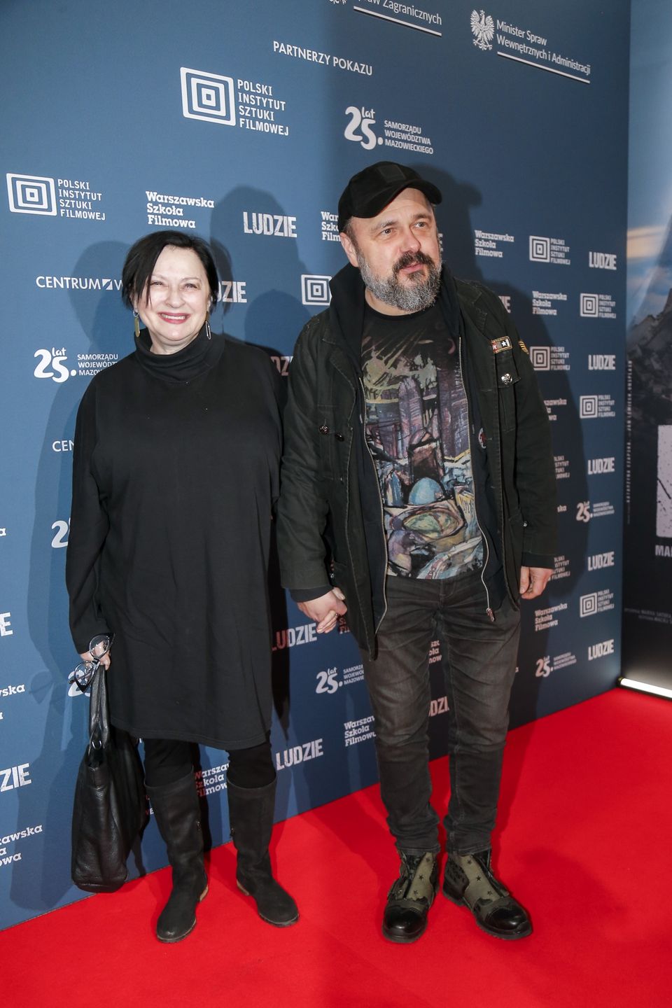 Arkadiusz Jakubik z żoną