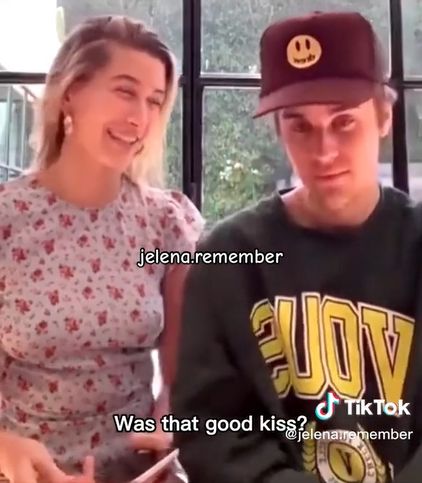 Hailey Bieber opowiada o pierwszym pocałunku, którego Justin Bieber nawet nie pamięta