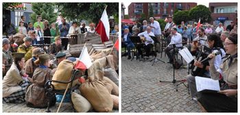 Gniewkowo: Uczcili rocznicę historyczną inscenizacją i śpiewaniem