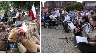 Gniewkowo: Uczcili rocznicę historyczną inscenizacją i śpiewaniem