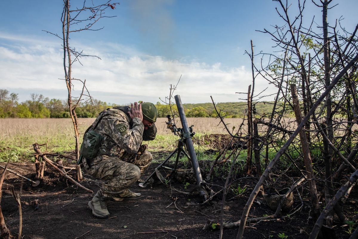 Siły Zbrojne Ukrainy ostrzeliwują pozycje wroga na przedmieściach miasta Bachmut