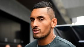 Nick Kyrgios znów zaszokował. Pojawił się w koszulce obrażającej Donalda Trumpa (foto)