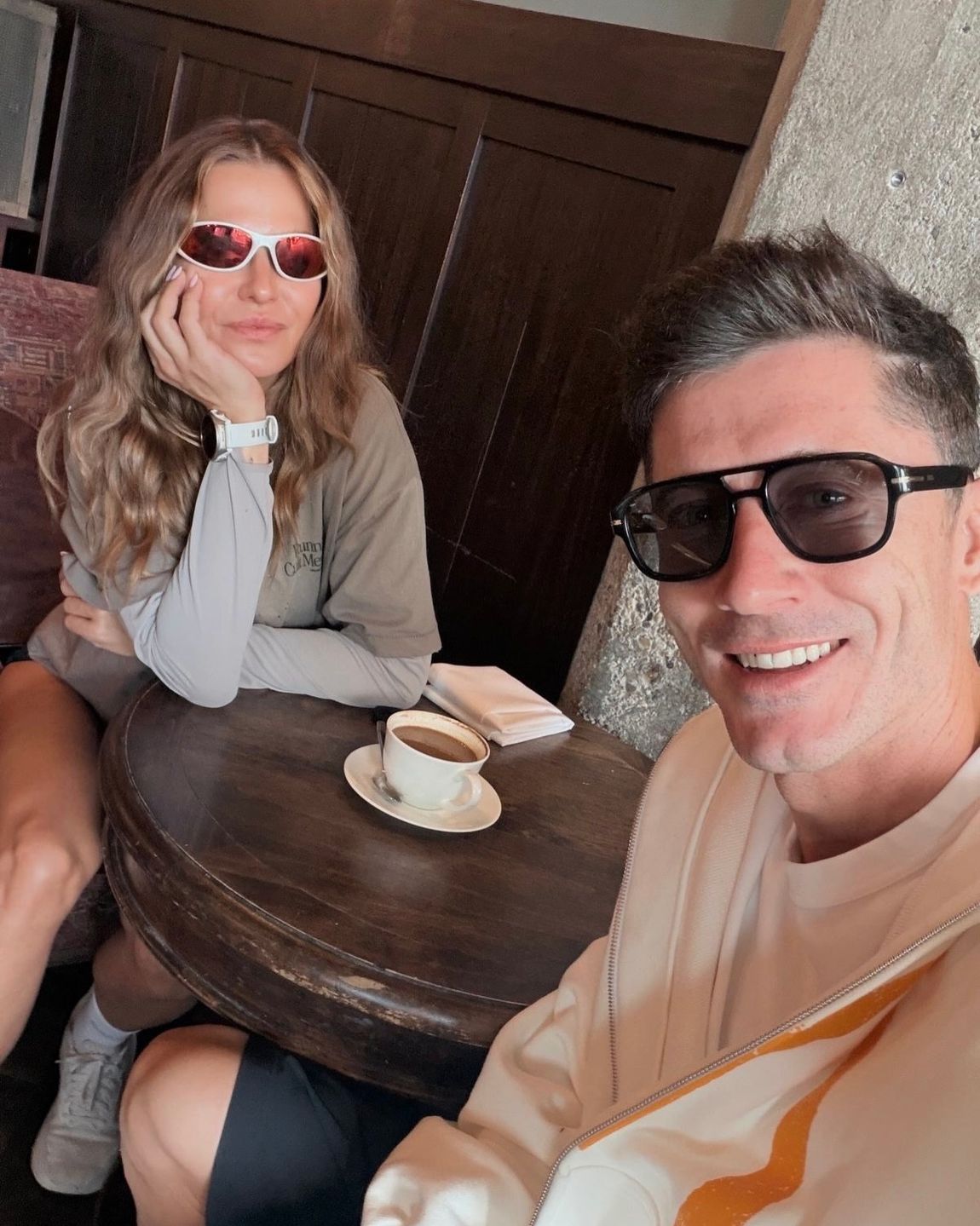 Robert Lewandowski dokumentuje życie w USA