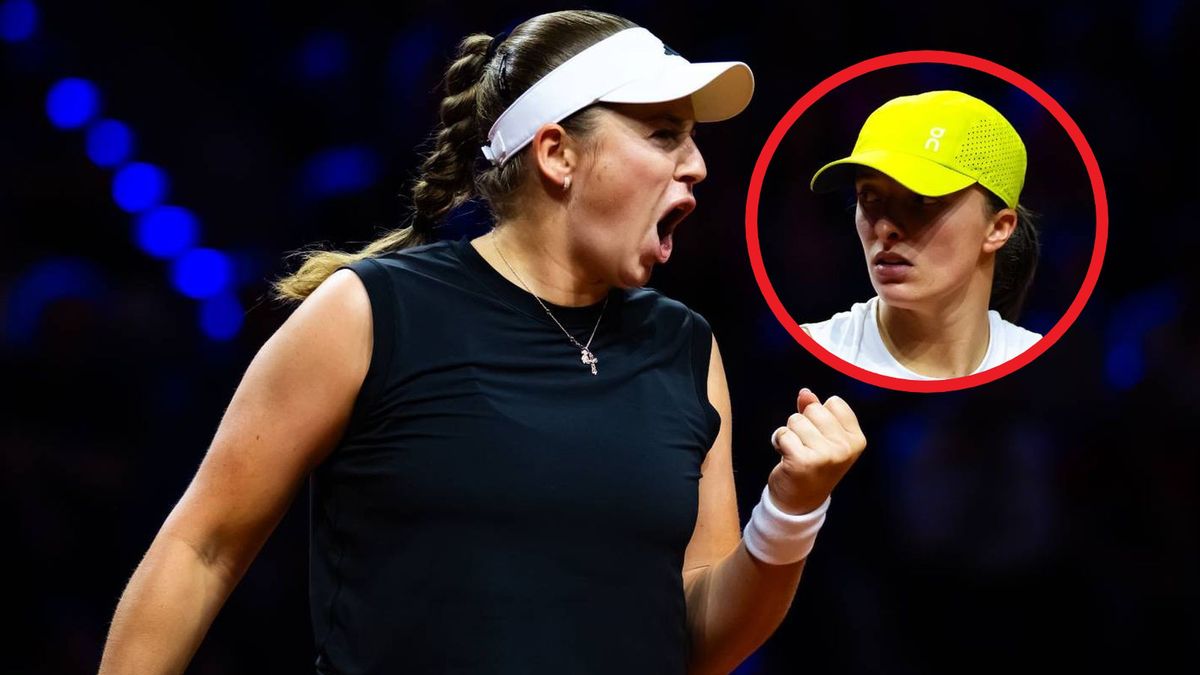 Getty Images / Robert Prange/Getty Images / Na dużym zdjęciu Jelena Ostapenko, na małym Iga Świątek