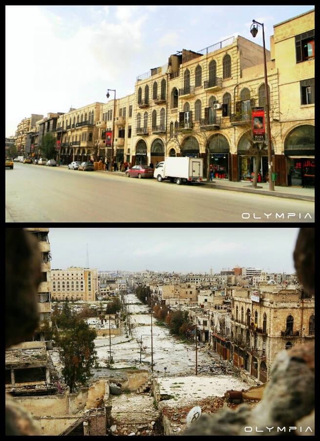 Syria przed i po wojnie - przerażające zdjęcia ukazujące zniszczenia i dramat mieszkańców 34