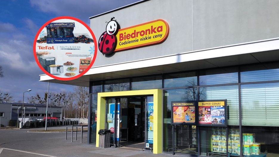 Pracownica sklepu pokazała zawartość świątecznych prezentów