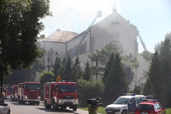 Groźny pożar kościoła w stolicy - w środku było 7 osób