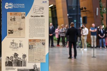 Wystawa "Dziennika Bałtyckiego" w ECS otwarta! "Gazeta zmieniała się razem z Polską"